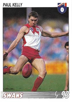 1993 Select AFL #21 Paul Kelly Front